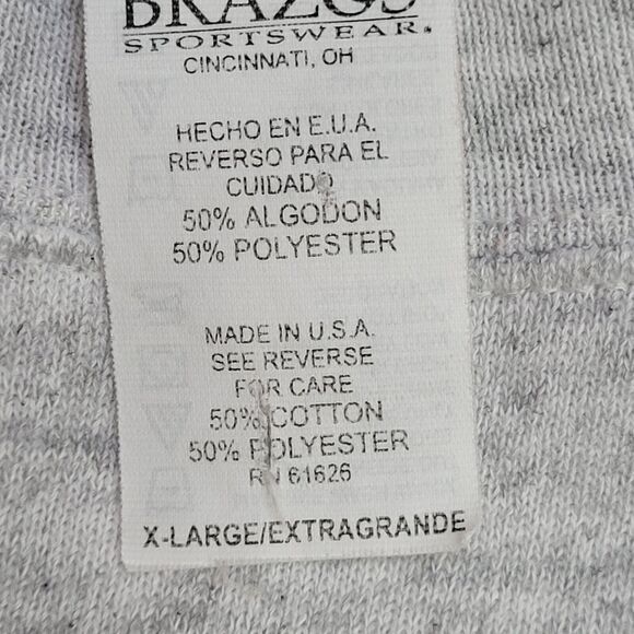 Vintage 90s Mickey Mouse Sweatshirt XL 24x25 Gray - Picture 7 of 16